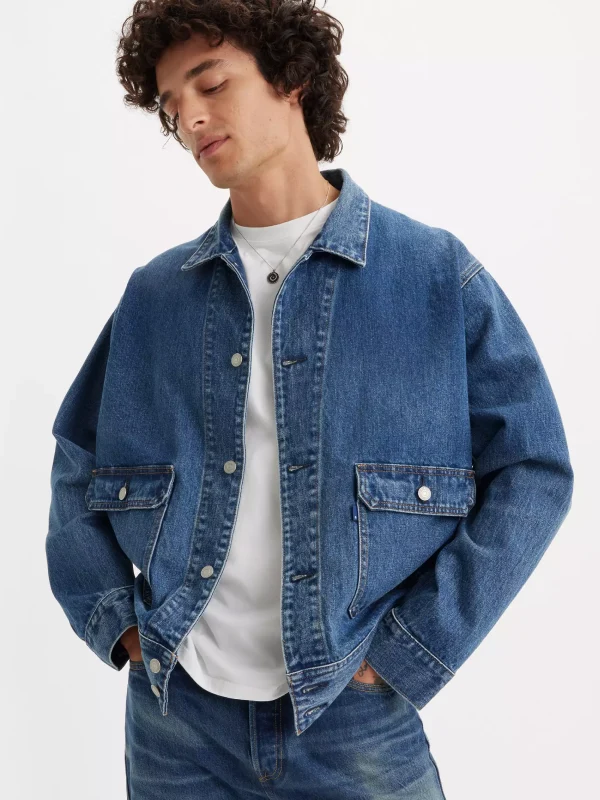 Levi’s Men’s Japanese Denim Utility Trucker Jacket