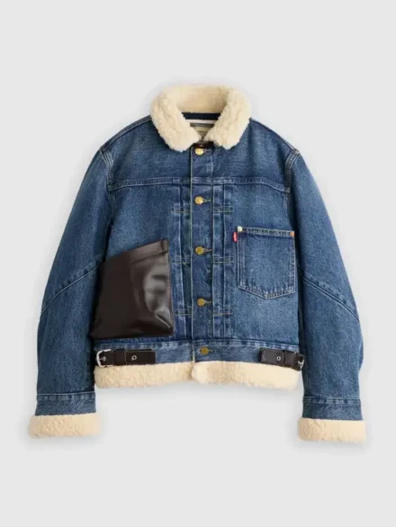 Levi’s x Sacai Sherpa Jacket Blue