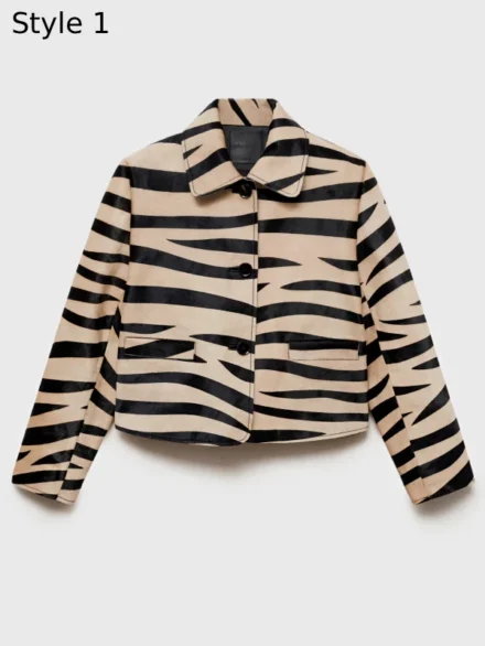 Mango Zebra Jacket