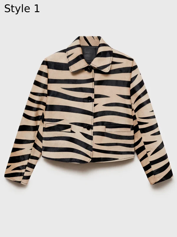 Mango Zebra Jacket