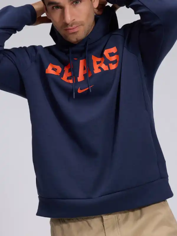 Men's Chicago Bears Nike Navy 2026 Rivalries Collection Dri-FIT Pullover Hoodie