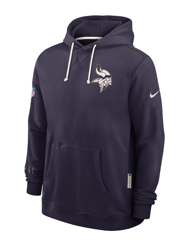 Men's Minnesota Vikings Nike Purple 2026 Rivalries Collection Dri-FIT Pullover Hoodie