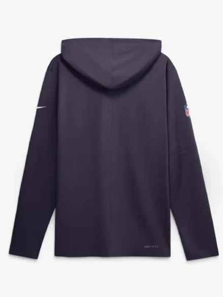 Men's Minnesota Vikings Nike Purple 2026 Rivalries Collection Sideline Lightweight Hooded Long Sleeve Top