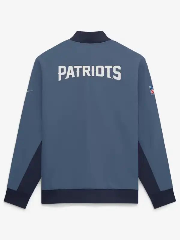 New England Patriots Nike Sideline Rivalries Bomber Jacket 2026