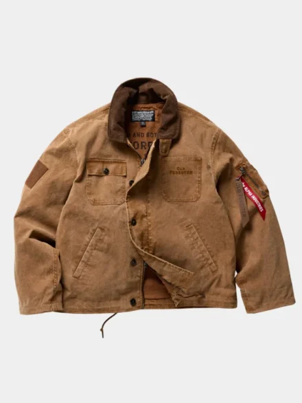 Old Forester Alpha Industries Jacket Brown