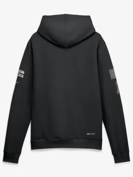 Philadelphia Eagles Nike 2026 Salute to Service Sideline Dri-FIT Pullover Hoodie - Black
