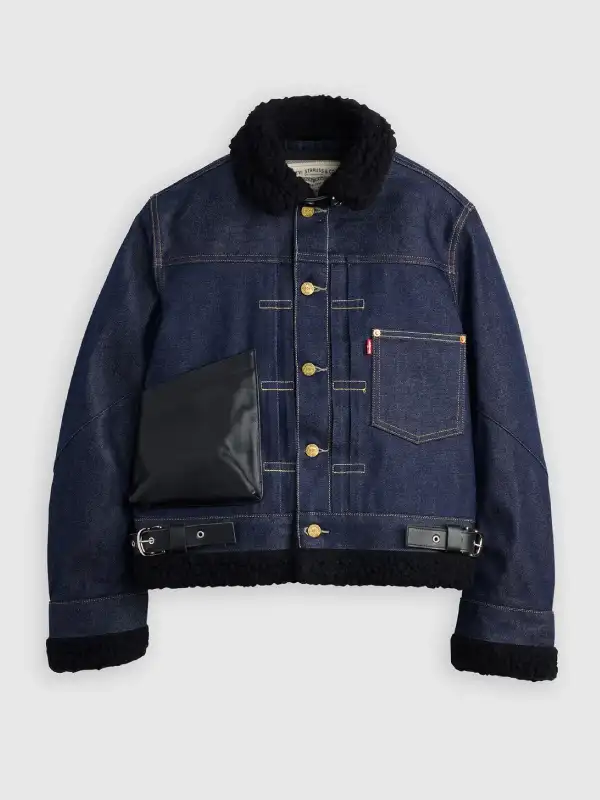Sacai x Levi’s Sherpa Jacket Navy