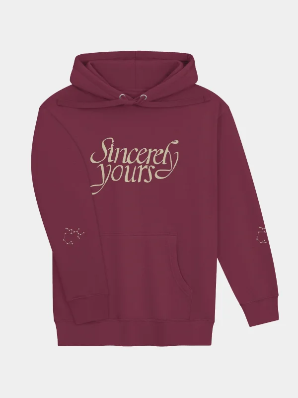 Salish Matter Sincerely Yours Hoodie Maroon