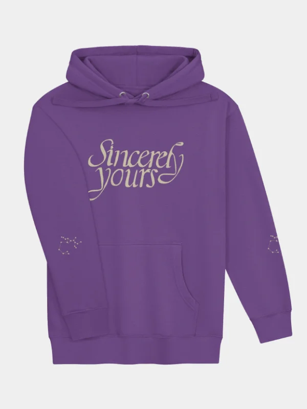 Salish Matter Sincerely Yours Hoodie Purple