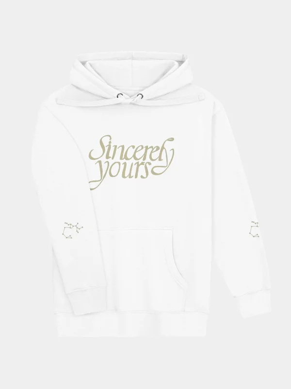 Salish Matter Sincerely Yours Hoodie White