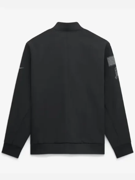 San Francisco 49ers Nike 2026 Salute to Service Sideline Full-Zip Bomber Jacket - Black