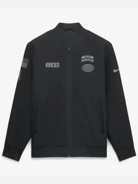 San Francisco 49ers Salute to Service Bomber Jacket 2026