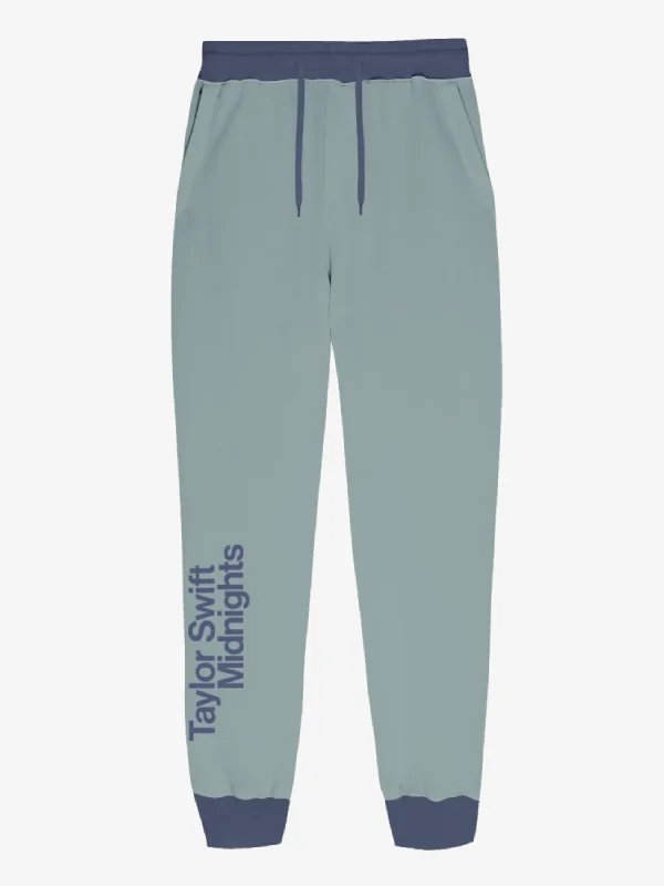 Taylor Swift Midnights Teal Color Block Sweatpants