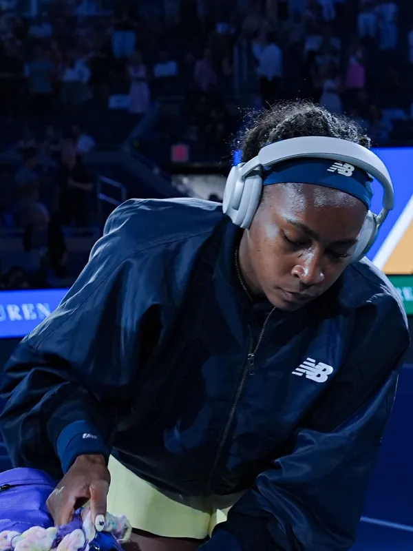 US Open 2026 Coco Gauff NB Black Bomber Jacket