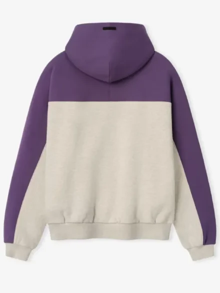 Unisex Baltimore Ravens Fear of God x NFL Heather GrayPurple 90s Relaxed Hoodie