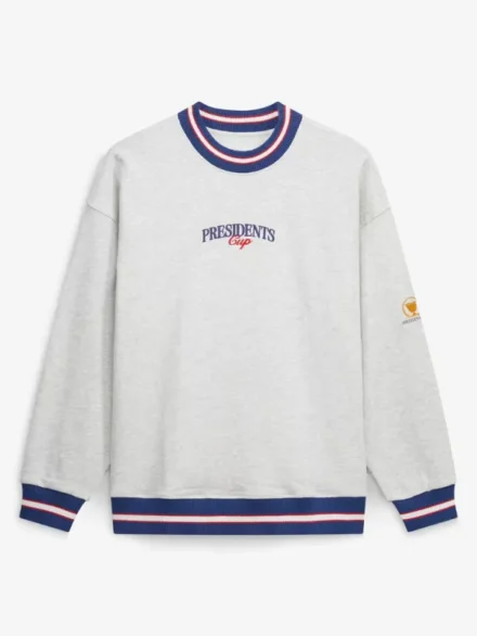 Unisex Barstool Golf Heather Gray 2026 Presidents Cup Clubhouse Sweatshirt