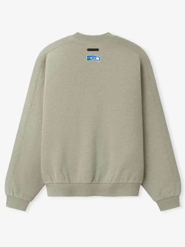 Unisex Seattle Seahawks Fear of God x NFL Heather Gray 90s Relaxed Sweatshirt