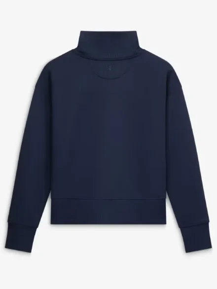 Women's B. Draddy Navy Presidents Cup Team USA Meryl Quarter-Zip Pullover Sweatshirt