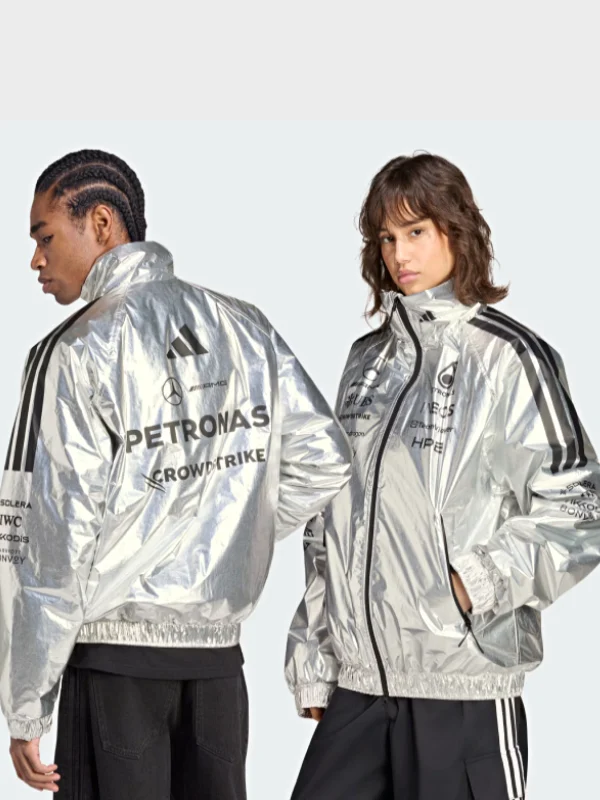 Adidas Mercedes - AMG Petronas Formula 1 Team Silver Pro Jacket 2026