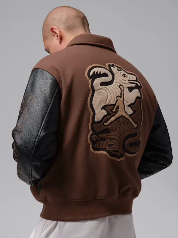 Air Jordan Flight Day of the Dead Men's varsity jacket
