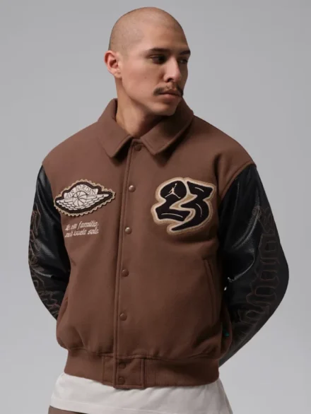 Air Jordan Flight Day of the Dead Varsity Jacket