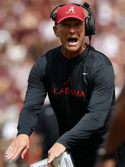 Alabama Kalen DeBoer Black Hoodie 2026