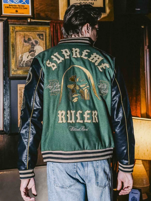 Avengers Doctor Doom Supreme Ruler Varsity Jacket