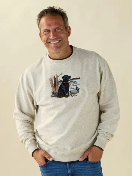 Cracker Barrel Black Labrador Sweatshirt