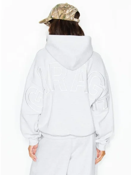 Garage Back Logo Hoodie Grey