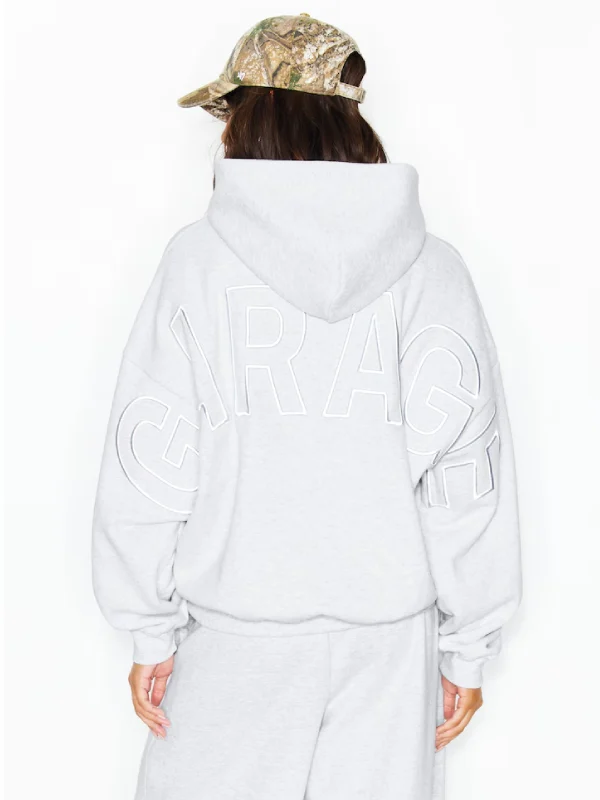 Garage Back Logo Hoodie Grey