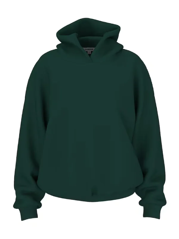 Garage Green Hoodie With Back Logo