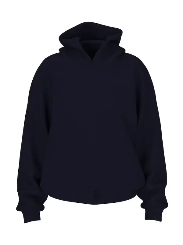 Garage Navy Hoodie With Back Logo