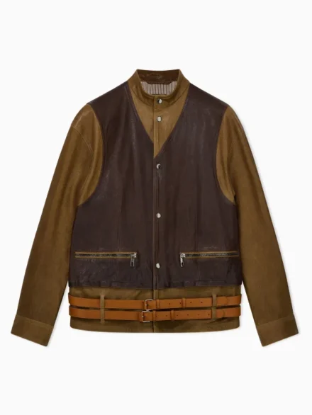 Giorgio Armani x Kith Leather Jacket with Straps