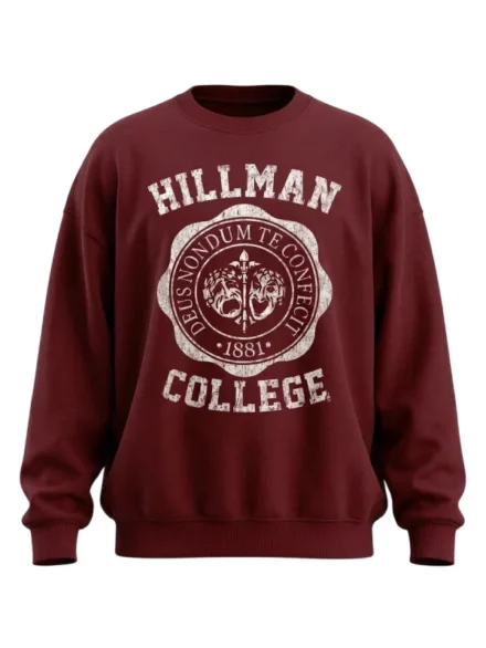 Hillman College Sweatshirt Maroon