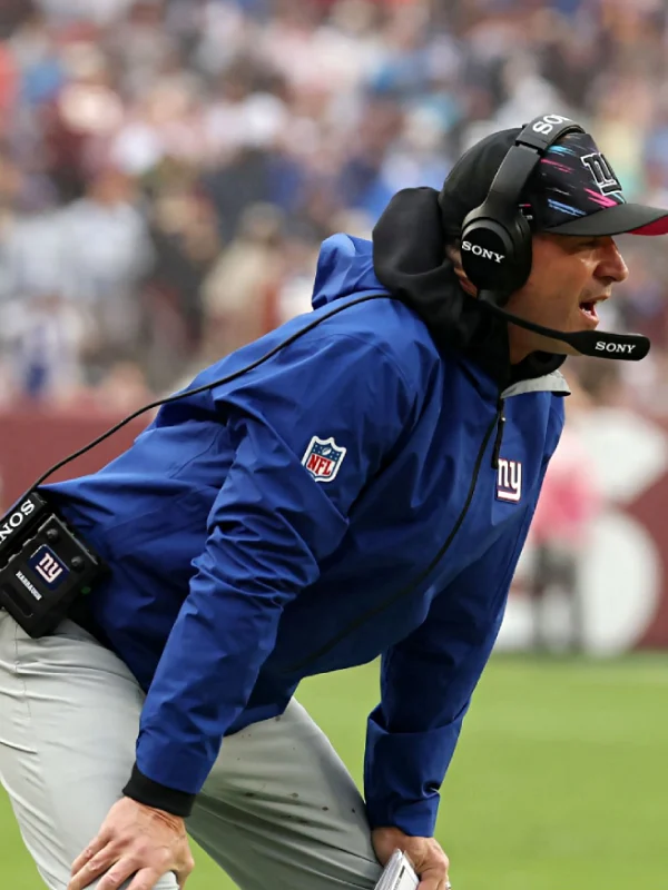 John Harbaugh Giants Windbreaker Jacket
