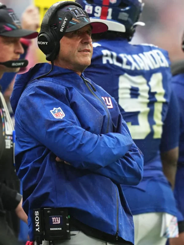 John Harbaugh NY Giants Jacket