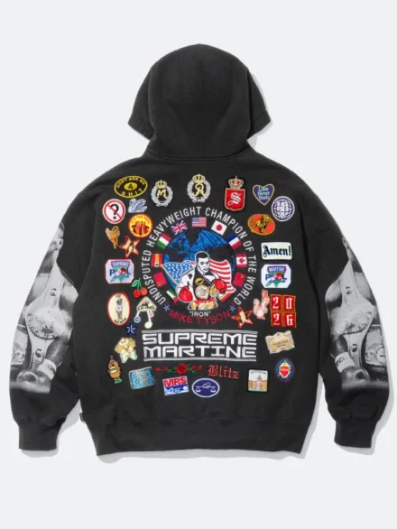 Martine Rose x Supreme Mike Tyson Hoodie Black