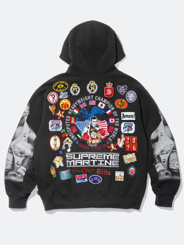 Martine Rose x Supreme Mike Tyson Hoodie Black