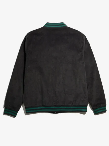 Marvel Doctor Doom Black Corduroy Varsity Jacket