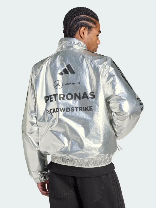 Mercedes AMG Petronas F1 Silver Jacket adidas