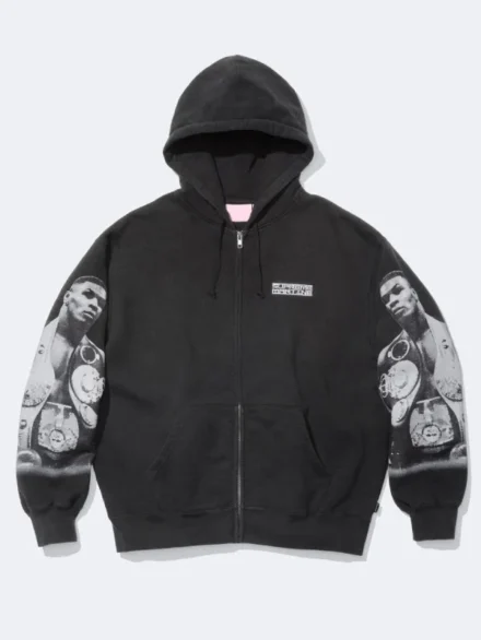 Mike Tyson Supreme x Martine Rose Zip-Up Hoodie Black