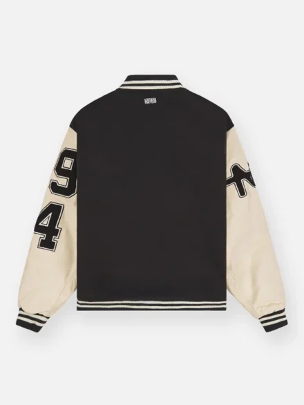Planes x Ksubi Black & White Varsity Jacket
