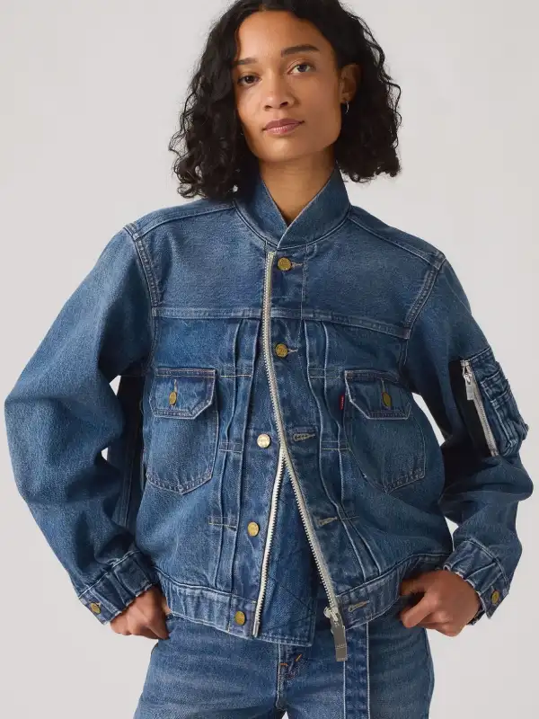 Sacai x Levi’s Blouson Denim Jacket