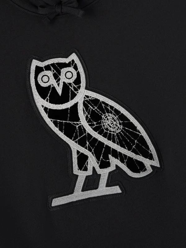 Spider Web OVO Hoodie Black