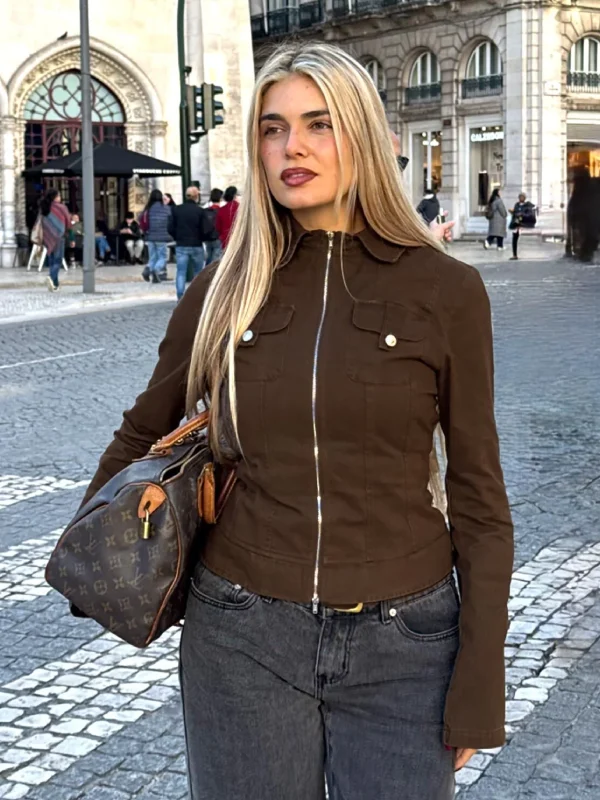 Stonewashed Brown Kelehan Jacket