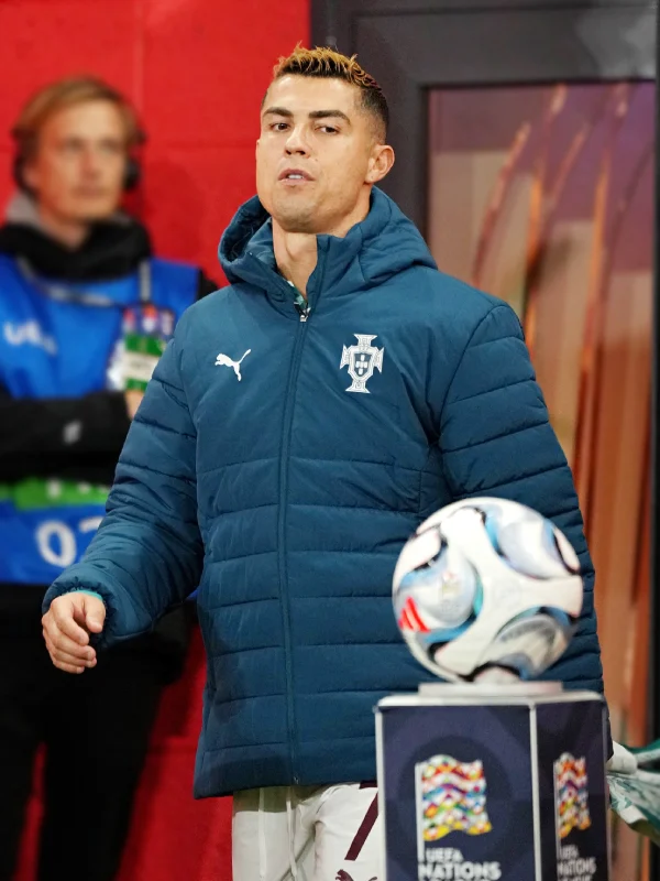 UEFA National League Cristiano Ronaldo Portuguese Puffer Jacket