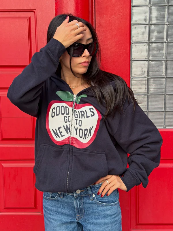 good girls go to new york Zipper hoodie